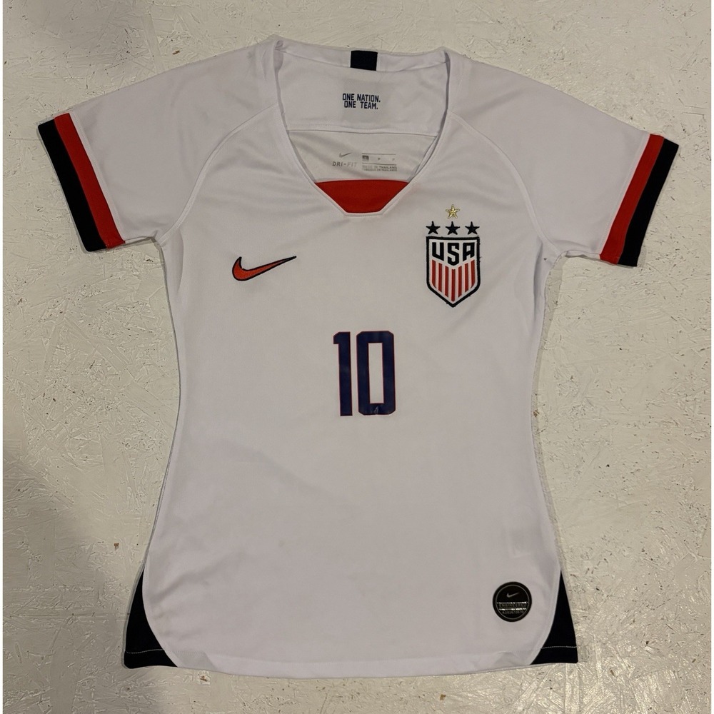 Nike Carli Lloyd #10 USA White Soccer Jersey World Cup Olympics Womens S USWNT